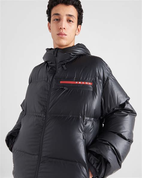 prada pink puffer jacket|prada puffer jacket men.